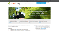 Desktop Screenshot of driving.skop.ro