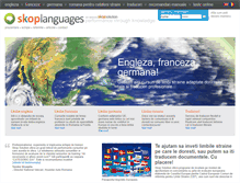 Tablet Screenshot of languages.skop.ro